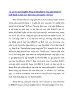 Vai trò của các trung tâm thông tin khoa học và công nghệ trong việc hình thành và phát triển thị trường công nghệ ở Việt Nam potx