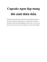 Cupcake ngon đẹp mang đôi cánh thiên thần potx