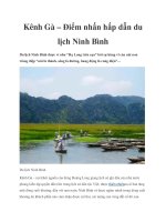 Kênh Gà – Điểm nhấn hấp dẫn du lịch Ninh Bình pot