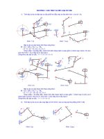 bài tập môn nguyên lý máy