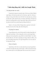 7 tính năng đáng chú ý nhất của Google Music docx