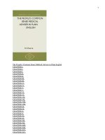 The People''''s Common Sense Medical Adviser in Plain English docx