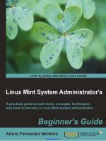 Linux Mint System Administrator''''s Beginner''''s Guide docx