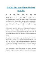 Hun hút vòng xoáy chết người của tín dụng đen pptx