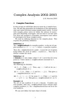 complex analysis - k. houston