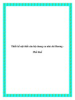 Thiết kế nội thất căn hộ chung cư nhà chi Hương Phố Huế pdf