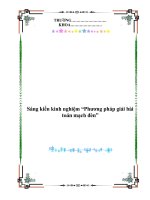 đề tài đường đi của tia sáng qua thấu kính