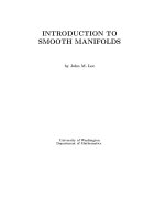 introduction to smooth manifolds - j. lee