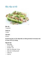 Bầu hấp cá hồi doc