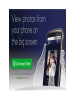 .Chia sẻ dữ liệu media qua điện thoại Android với ứng dụng Skifta docx