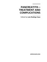 Pancreatitis – Treatment and Complications Edited by Luis Rodrigo Saez docx