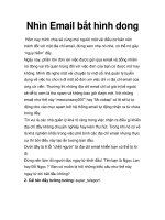 Nhìn Email bắt hình dong ppt