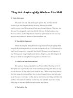 Tăng tính chuyên nghiệp Windows Live Mail pot