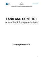 LAND AND CONFLICT A Handbook for Humanitarians doc