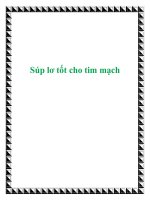 Súp lơ tốt cho tim mạch potx