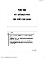 Phân tích kết quả hoạt động sản xuất, kinh doanh pptx