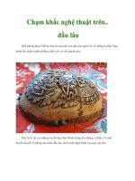 Chạm khắc nghệ thuật trên.. đầu lâu pptx