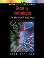 security technologies for the world wide web, 2nd ed.