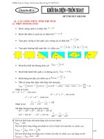 Tài liệu tham khảo ôn tập thi tốt nghiệm 2013 chuyên đề 6 khối đa diện và tròn xoay ppt