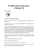 12 chiến công của Hercule – Chương VII doc