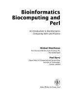 bioinformatics biocomputing and perl - wiley 2004