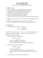 Bài tập Cơ sở điều khiển tự động pot