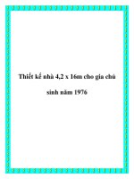 Thiết kế nhà 4,2 x 16m cho gia chủ sinh năm 1976 doc