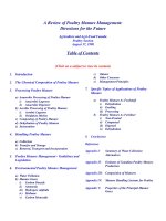 A Review of Poultry Manure Management: Directions for the Future docx