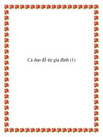 Ca dao đề tài gia đình yên ấm pdf