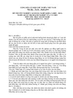 đề thi thực hành-quản trị doanh nghiêp vừa và nhỏ-mã đề thi qtdnvvn-th(47)