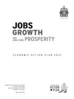 JOBS GROWTH AND LONG-TERM PROSPERITY ECONOMIC ACTION PLAN 2012 pdf