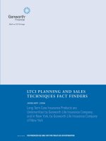 LTCI PLANNING AND SALES TECHNIQUES FACT FINDERS potx