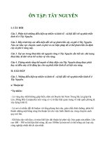 ÔN TẬP: TÂY NGUYÊN pot