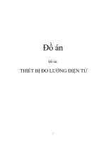 Đề tài: THIẾT BỊ ĐO LƯỜNG ĐIỆN TỬ doc
