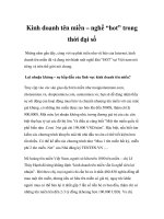 Kinh doanh tên miền – nghề “hot” trong thời đại số ppt