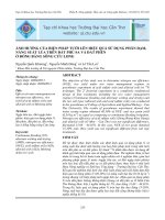 ẢNH HƢỞNG CỦA BIỆN PHÁP TƢỚI LÊN HIỆU QUẢ SỬ DỤNG PHÂN ĐẠM, NĂNG SUẤT LÚA TRÊN ĐẤT PHÙ SA VÀ ĐẤT PHÈN Ở ĐỒNG BẰNG SÔNG CỬU LONG ppt