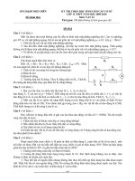 Đề thi học sinh giỏi lớp 12 THPT tỉnh Điện Biên năm 2010 môn Vật lý pptx