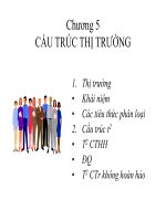 Kinh tế vi mô - Cấu trúc thị thường