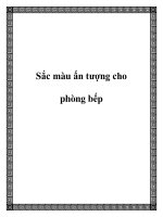Sắc màu ấn tượng cho phòng bếp pdf