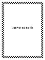 Cứu vãn tóc hư tổn pot