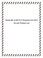 Hướng dẫn cài đặt OS X Mountain Lion 10.8.2 cho một số laptop Asus doc