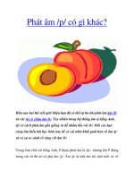 Phát âm /p/ có gì khác? potx