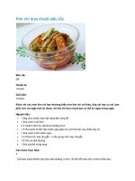 Kim chi dưa chuột siêu tốc pdf