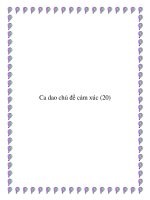 Tổng hợp những bài ca dao chủ đề cảm xúc pot