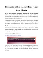 Hướng dẫn mã hóa bảo mật Home Folder trong Ubuntu pot