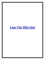 Làm Việc Hiệu Quả potx