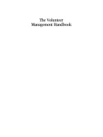 The Volunteer Management Handbook