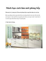 Mách bạn cách làm mới phòng bếp pdf