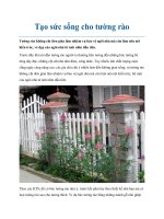 Tạo sức sống cho tường rào docx