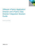 VMware vFabric Application Director and vFabric Data Director Integration Solution Guide pdf